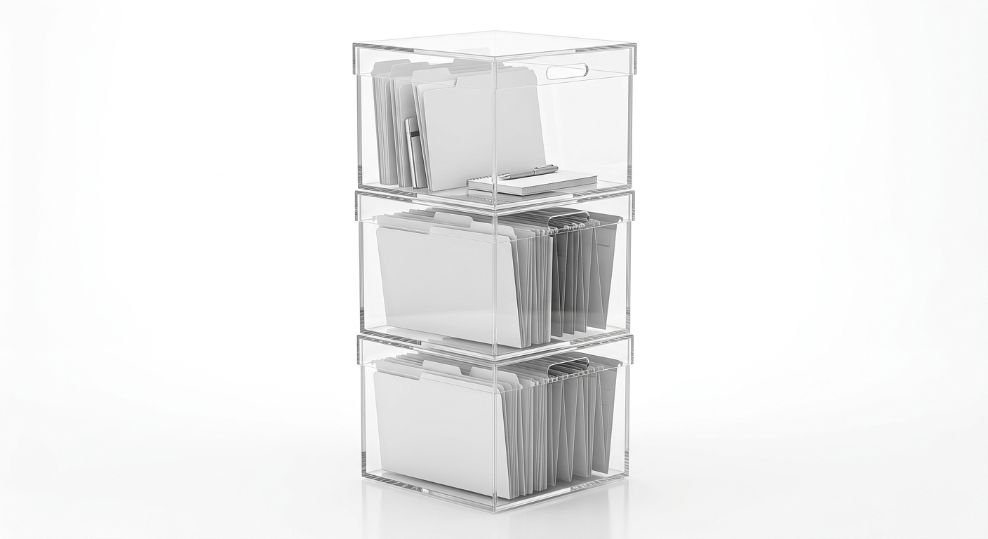 Stackable File Storage Box